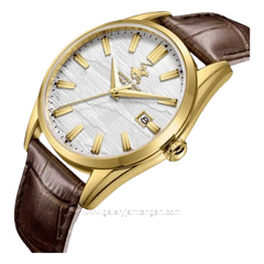 BEVERLY HILLS POLO CLUB BP3811X.132 Brown Leather Strap