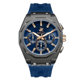 Beverly Hills Polo Club BP3815X.099 Dark Blue Silicone Strap