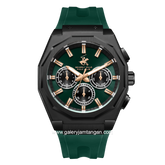 Beverly Hills Polo Club BP3815X.675 Dark Green Silicone Strap