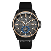 BEVERLY HILLS POLO CLUB BHPC BP3837X.651 Black Silicone Strap