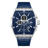 Beverly Hills Polo Club BP3841X.399 Dark Blue Leather Strap