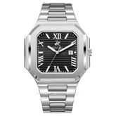 Beverly Hills Polo Club BP3845X.350 Silver Dial Black Stainless Steel Strap