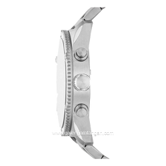 FOSSIL BQ2530 Silver Dial White Stainless Steel