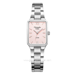 Christophe Arden CA 1001 LH Silver Dial Pink Stainless Steel