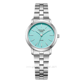Christophe Arden CA 1002 LH Silver Dial Teal Stainless Steel