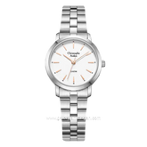 Christophe Arden CA 1002 LH Silver Dial White Stainless Steel