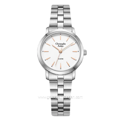 Christophe Arden CA 1002 LH Silver Dial White Stainless Steel