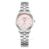 Christophe Arden CA 1002 LH Silver Dial Pink Stainless Steel