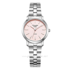 Christophe Arden CA 1002 LH Silver Dial Pink Stainless Steel