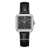 Christophe Arden CA 1003 LH Black Silver Leather Strap