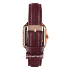 Christophe Arden CA 1003 LH Red Rosegold Leather Strap