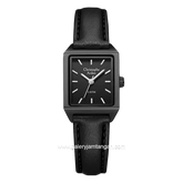 Christophe Arden CA 1004 LH Black Hour Marker White Leather Strap