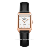Christophe Arden CA 1004 LH Black Rosegold Leather Strap