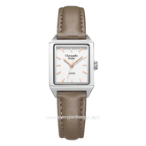 Christophe Arden CA 1004 LH Brown Silver Leather Strap
