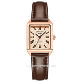 Christophe Arden CA 1004 LH Brown Dial Rose Leather Strap