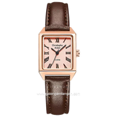 Christophe Arden CA 1004 LH Brown Dial Pink Leather Strap