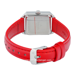Christophe Arden CA 1004 LH Red Silver Leather Strap