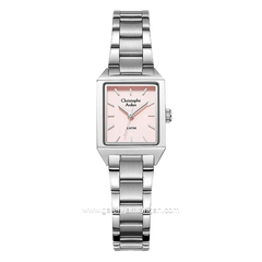 Christophe Arden CA 1004 LH Silver Dial Pink Stainless Steel