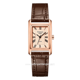Christophe Arden CA 1006 LH LRGPN Brown Rosegold Dial Rosegold Leather Strap