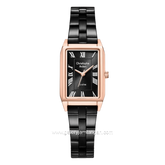 Christophe Arden CA 1007 LH FBRBA Black Rosegold Stainless Steel Strap