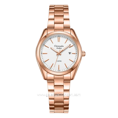 Christophe Arden CA 2001 LD Rosegold Dial White Stainless Steel