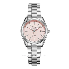 Christophe Arden CA 2001 LD Silver Dial Pink Stainless Steel