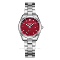 Christophe Arden CA 2001 LD Silver Dial Red Stainless Steel