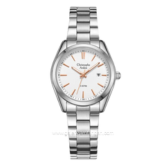 Christophe Arden CA 2001 LD Silver Dial White Stainless Steel