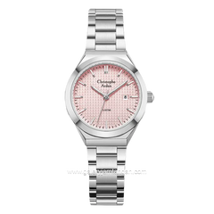Christophe Arden CA 2002 LD Silver Dial Pink Stainless Steel