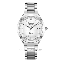 Christophe Arden CA 2002 MD Silver Dial White Stainless Steel