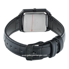 Christophe Arden CA 2003 LD Black Hour Marker Rosegold Leather Strap