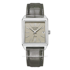 Christophe Arden CA 2003 MD Grey Silver Leather Strap