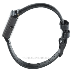 Christophe Arden CA 2003 MD Black Hour Marker Silver Leather Strap