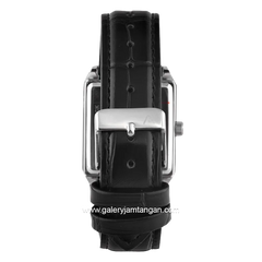 Christophe Arden CA 2003 MD Black Silver Leather Strap