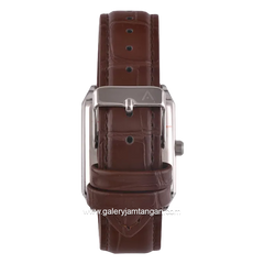 Christophe Arden CA 2003 MD Brown Silver Leather Strap