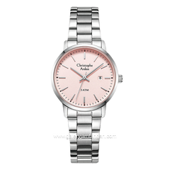 Christophe Arden CA 2004 LD Silver Dial Pink Stainless Steel