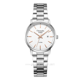 Christophe Arden CA 2004 LD Silver Dial White Stainless Steel