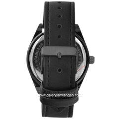 Christophe Arden CA 2005 MD Black Dial Gray Leather Strap