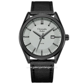 Christophe Arden CA 2005 MD Black Dial Gray Leather Strap