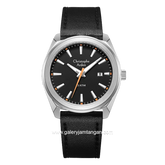 Christophe Arden CA 3001 MD Black Silver Leather Strap