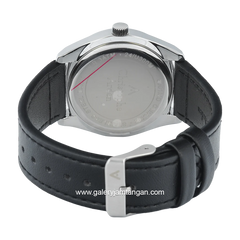 Christophe Arden CA 3001 MD Black Dial White Leather Strap