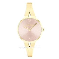 CALVIN KLEIN 25100027 Gold Dial Peach Stainless Steel