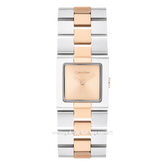 CALVIN KLEIN 25100092 Silver Rosegold Stainless Steel