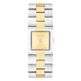 CALVIN KLEIN 25100115 Silver Gold Stainless Steel