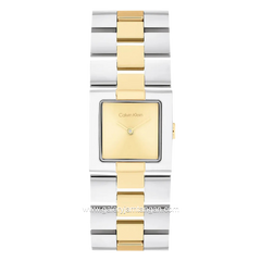 CALVIN KLEIN 25100115 Silver Gold Stainless Steel