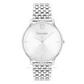 CALVIN KLEIN 25100169 LUXE Dial White Silver Stainless Steel Strap