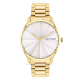 CALVIN KLEIN 25200232 Laddies Gold Dial Silver Stainless Steel