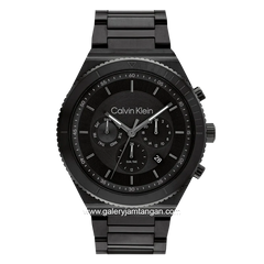 CALVIN KLEIN 25200303 Stainless Steel Black Strap