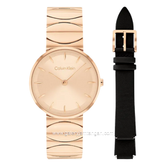 CALVIN KLEIN 25700001 Rosegold Stainless Steel