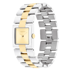 CALVIN KLEIN 25100115 Silver Gold Stainless Steel